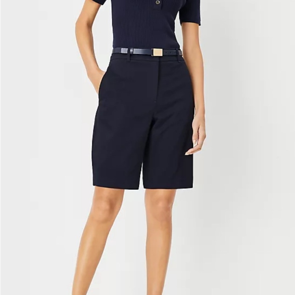 NWT Ann Taylor Women's Atlantic Navy Tailored Shorts size 6